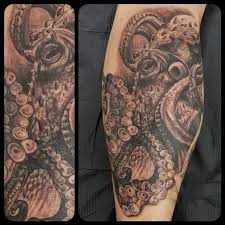 92 meaning of octopus tattoos. Octopus On Leg By George Scharfenberg Tattoonow