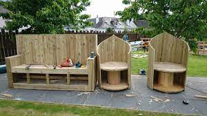 Get the best deal for wooden spool from the largest online selection at ebay.com. Pallet Bar Seat And Spool Chairs 1001 Pallets
