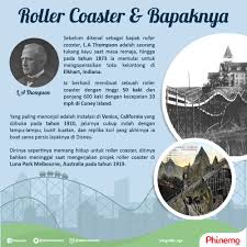 Lamarcus adna thompson obtained a patent on january 20, 1885 for what would become the first proper roller coaster, the scenic railway. Sejarah Ringkas Roller Coaster