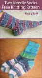Can I knit socks with 2 needles?