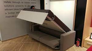 As a more comfortable, stylish alternative to a conventional sofa bed Premium Wall Bed Sofa With German Mechanism World Class Technology Saves Space Money Youtube
