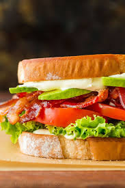 The Ultimate Blt Sandwich With Toasted Bread Crisp Bacon Tomato Avocado And A 3 Ingredient Sauce Tha Blt Recipes Ultimate Blt Sandwich Blt Sandwich Recipes