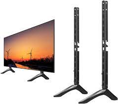 The supporting leg gives stability to the bestå combination without being visible from the front. Amazon Com Universal Tv Stand Tv Mount Table Top Tv Stand For 26 60 Inch Tvs Including Lg Tcl Samsung More Height Adjustable Tv Leg Stand Holds Up To 77lbs Suited For Vesa