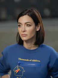 Olga Hohlova, 35, a postal worker, had to flee with her two children