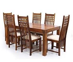 Tsk Iron Wood Furniture Sheesham Wood Dining Table 6 Seater Six Seater Dinning Table With Ch In 2020 Wood Dining Table Wooden Dining Tables Wooden Dining Table Set