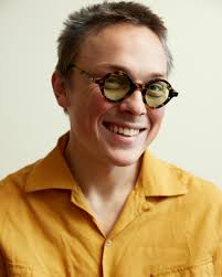 NEW YORK EYERISH, Greystones. Dark Tortoise Shell Frame with Amber Lenses