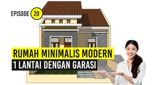 Jan 29 2018 tips desain garasi mobil minimalis kecil. Rumah Minimalis Modern 1 Lantai Dengan Garasi Youtube
