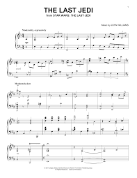 John Williams The Last Jedi Sheet Music