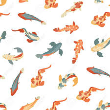 To get more templates about posters,flyers,brochures,card,mockup,logo,video,sound,ppt,word,please visit pikbest.com Color Koi Fish Seamless Pattern Background Vector Royalty Free Cliparts Vectors And Stock Illustration Image 130488904