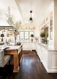 A farmhouse kitchen design blends a multitude of styles such as country, cottage, rustic and traditional that take one back to a simpler time. 48 Beautiful Farmhouse Kitchen Decor Ideas