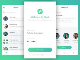 Introducing New Interface For Slack Login Screen Mobile Login Mobile App Messaging App
