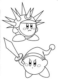 Kirby coloring pages for kids. Kirby Coloring Pages Coloring Home