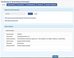 If this is your first time logging into oregon business registry, create your account by selecting new user. Pennsylvania Llc Name Change Instructions Certificate Of Amendment