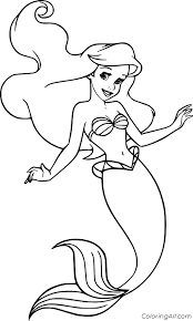 At first, the sweet girl lived in a magical. Ariel Coloring Pages Coloringall
