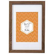 Modern simple style wooden picture frame quality wall photo frames home decor picture frames porta retrato moldura. Promenade Frame 8 X 12 With 6 X 8 Opening Brown Officeworks