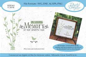 Download In Loving Memory Family Memorial Svg Dxf Eps Png Ai Cut File 117684 Svgs Design Bundles