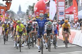 Fabio jakobsen is a stage winner again at a grand tour race, taking the lead in the final stretch of the closing sprint to win stage 4 of the spanish vuelta. Tour De Wallonie Jakobsen Feiert Zweiten Sieg