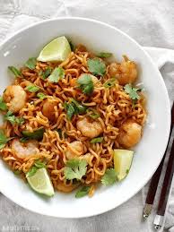 Spicy Lime Shrimp Dragon Noodles Budget Bytes Recipe Recipes Food Lime Shrimp