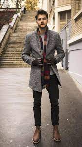 20 Stunning Mens Winter Fashion Ideas Moda Masculina Moda Masculina Casual Cachecol Masculino