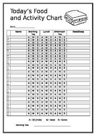 Childcare Eat Sleep Chart