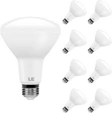 Find the equivalent wattage of cfl led and halogen bulbs with. 10 5w Led Dimmable Br30 E26 Light Bulb Base 65w Equivalent 850lm Le