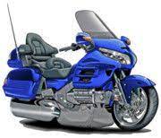 Honda Goldwing Art For Sale Goldwing Blue Bikes Bike Cap