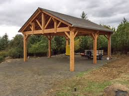 Because carports are open and take less material and time to construct than a garage, many find them a useful alternative. Building An Easy Diy Rv Cover Western Timber Frame