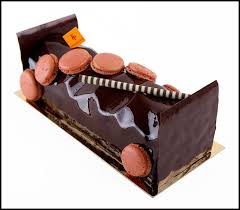 New York Christmas Cake Fine Dining Desserts Log Cake