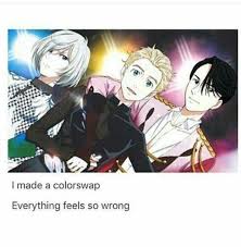 Another Anime Great Meme Yuri On Ice Yuri Anime