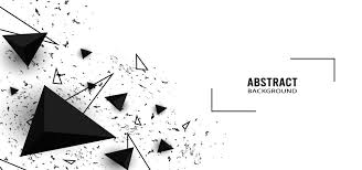 خلفية مجردة أنيقة مثلث الشكل أبيض وأسود Diseno Banner Imagenes De Fondo Fondos Abstractos