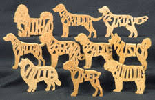 The patterns listed range from basic to intermediate skill level. All Scroll Saw Projects Dog Breed Puzzle Patterns