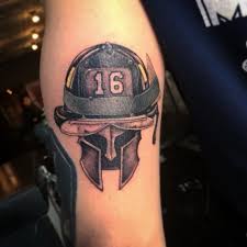 Firefighter Warrior Tattoo Fire Fighter Tattoos Tattoos Warrior Tattoo