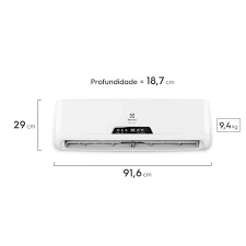 Ar condicionado split digital inverter samsung 11500 btus frio 220v monofasico ar12nvfpcwknaz. Ar Condicionado Split 12 000 Btus Frio Linha Ecoturbo Conectividade Vi12f Ve12f Melectrolux