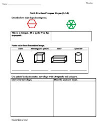 Some extras would include our first grade math posters. 1st Grade Common Core Math Worksheets 1 G 2 Composing Shapes And 3d Shapes