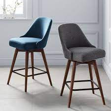 Styles include wood, metal and upholstered options, making hillsdale a coveted barstool. Mid Century Upholstered Swivel Counter Stool
