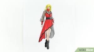 How To Draw Fashion Sketches 15 Steps With Pictures Wikihow