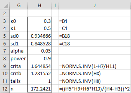 Cohen S Kappa Sample Size Real Statistics Using Excel