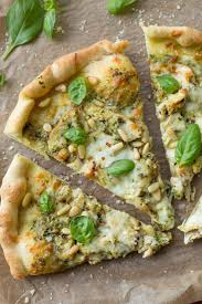 Chicken Pesto Pizza Recipe Life Made Simple Recipe Chicken Pesto Pizza Pesto Chicken Pesto Pizza Recipe