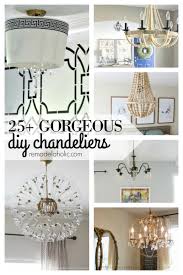 From law enforcement officer back to the construction industry i was raised around, i share and create content focused on diy, how tos, tips and tricks, and reviews of products used around your home. Remodelaholic 25 Gorgeous Diy Chandeliers
