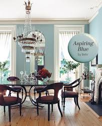 Paint Color Pick Aspiring Blue By Behr Dining Room Blue Dining Room Colors Dining Room Paint