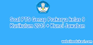 Aug 19, 2021 · soal pts prakarya 9 terbaru by. Soal Pts Prakarya Kelas 9 Semester 2 K13 Dan Kunci Jawaban Tahun 2021 Websiteedukasi Com