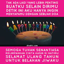 Berikut ini contoh ucapan selamat ulang tahun untuk pacar: 75 Kata Kata Keren Buat Pacar Tersayang Ldr Cuek Ultah Diedit Com