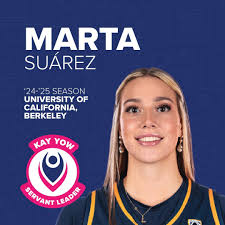 Congrats to Marta Suárez (@martushk) from @calwbball for being selected as  a '24-'25 Kay Yow Servant Leader! See all of this year's winners with the  link in our bio.
