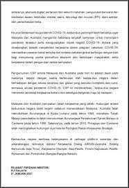 Tema umum adalah malaysia dan kerjasama masyarakat antarabangsa. Jab Perdana Menteri Ø¹Ù„Ù‰ ØªÙˆÙŠØªØ± 27 Januari 2021 Kenyataan Media Mengenai Malaysia Dan Australia Tingkatkan Hubungan Dua Hala Ke Peringkat Rakan Kerjasama Komprehensif Strategik Sumber Pejabat Perdana Menteri Perdanamenteri Jabatanperdanamenteri