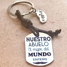 Regalos para el abuelo ¿estas pensando en la forma de devolver el amor que han demostrado? Llavero Nuestro Abuelo Regalo Dia Del Padre Personalizado Para Papa