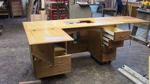 Build your own sewing table for small spaces with this plan from ana white. Building A Sewing Cabinet With Lift Part 2 Of 2 Mm 109 Youtube