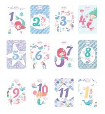 Cartes Etapes Bebe Sirene Cartes Etape Bebe Cadeau Etsy In 2020 Cards Playing Cards