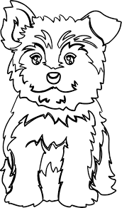 Keep your kids busy doing something fun and creative by printing out free coloring pages. Cool Yorkie Puppy Color Dog Puppy Coloring Page Puppy Coloring Pages Animal Quilts Love Coloring Pages