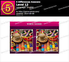 Sep 02, 2020 · kunci jawaban find the differences level 2. 5 Differences Level 12 Game Solver