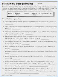 Determining Speed Velocity Worksheet Speed And Velocity Worksheet Answer Key Speed Velocity Acceleration Calculating Speed Answer Keys